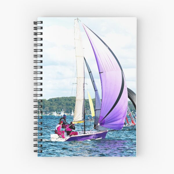 Item preview, Children sailing racings sailboats with colourful sails. Lake Macquarie. designed and sold by sunnypicsoz.