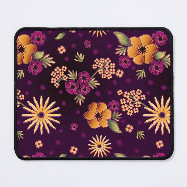 Item preview, Vintage Eggplant Floral designed and sold by ZENDYtechSTYLE.