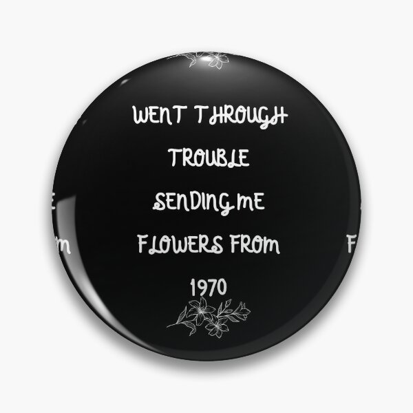 Item preview, Copy of Flowers From 1970 (lyrics) designed and sold by FutureKolor.