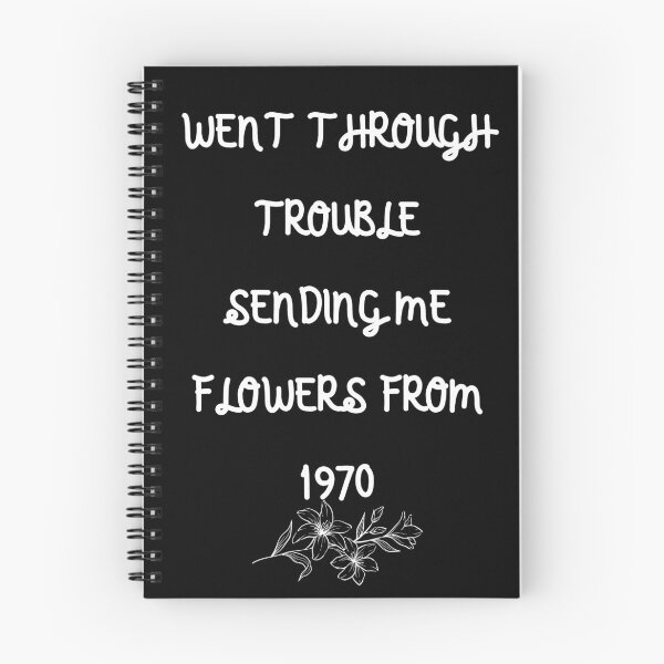 Item preview, Copy of Flowers From 1970 (lyrics) designed and sold by FutureKolor.