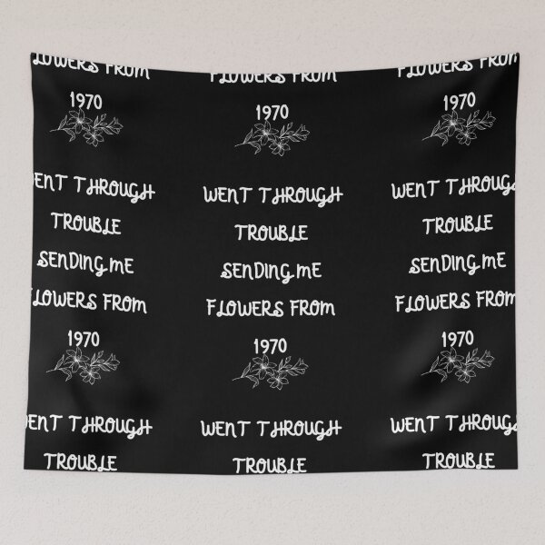 Item preview, Copy of Flowers From 1970 (lyrics) designed and sold by FutureKolor.