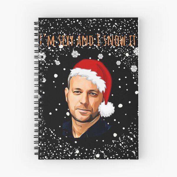 Aperçu de l'œuvre Couverture de Brett Sutton Doona Conception de joyeux Noël ! Je suis sexy et je le neige! créée et vendue par HROC.