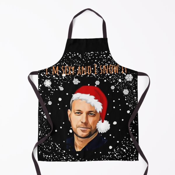 Item preview, Brett Sutton Doona Cover Merry Christmas design! I’m sexy and I snow it! designed and sold by HROC.