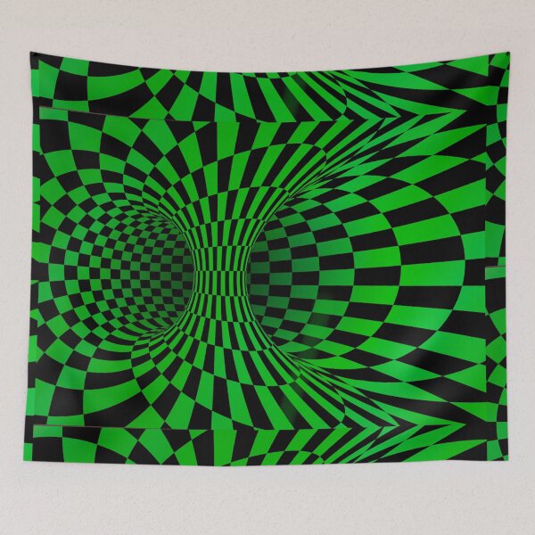 Item preview, Green Trippy optical illusion  designed and sold by Designs Of all kinds.