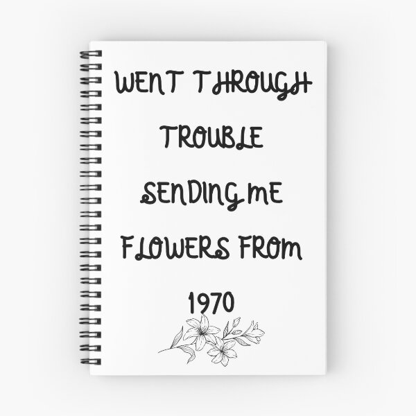 Item preview, Flowers From 1970 (lyrics 2) designed and sold by FutureKolor.