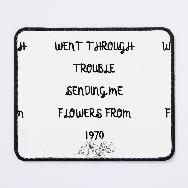 Item preview, Flowers From 1970 (lyrics 2) designed and sold by FutureKolor.