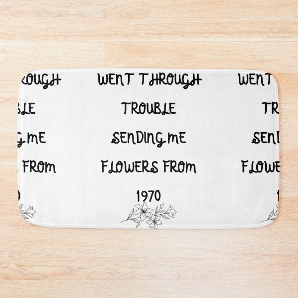 Item preview, Flowers From 1970 (lyrics 2) designed and sold by FutureKolor.