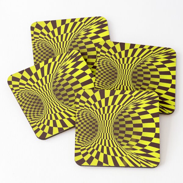 Item preview, Yellow Trippy optical illusion  designed and sold by Designs Of all kinds.