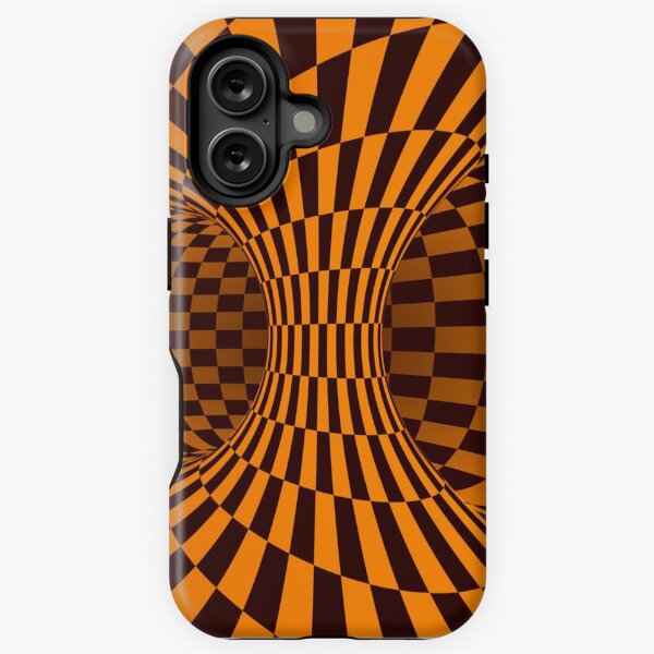 Aperçu de l'œuvre Illusion d'optique trippante orange créée et vendue par Designs Of all kinds.