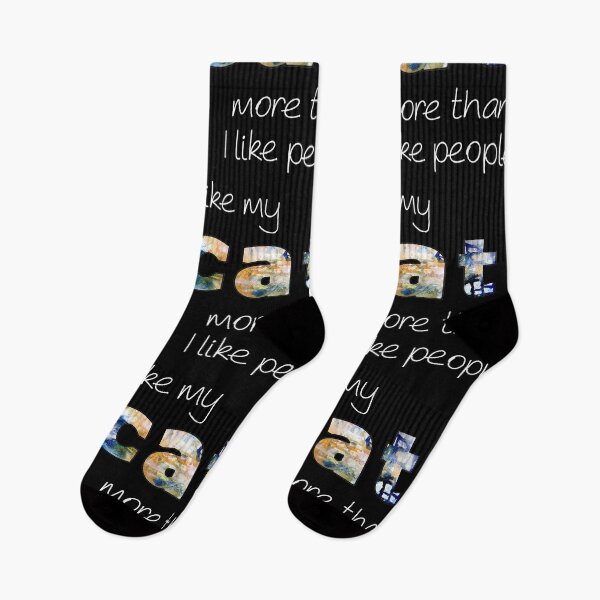 Item preview, I like my Cat More than I Like People v2 designed and sold by RafaelLima7.