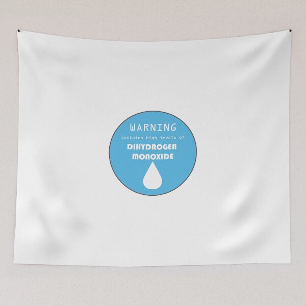 Item preview, Dihydrogen Monoxide (H20) Warning Label designed and sold by Mitry Anderson.