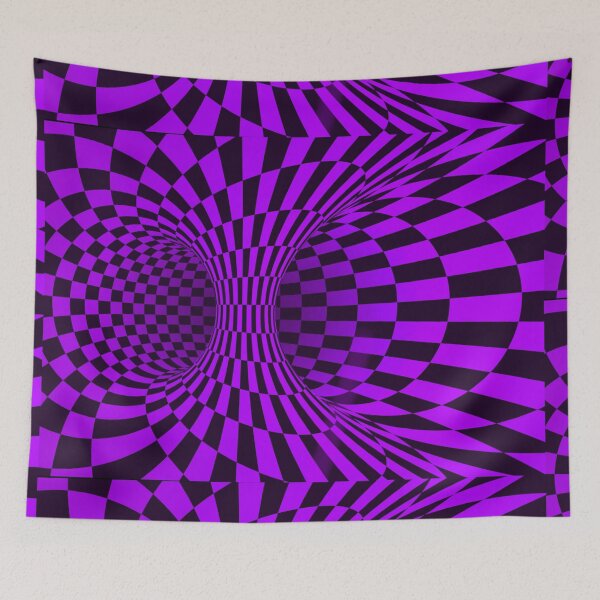 Item preview, Purple Trippy optical illusion  designed and sold by Designs Of all kinds.