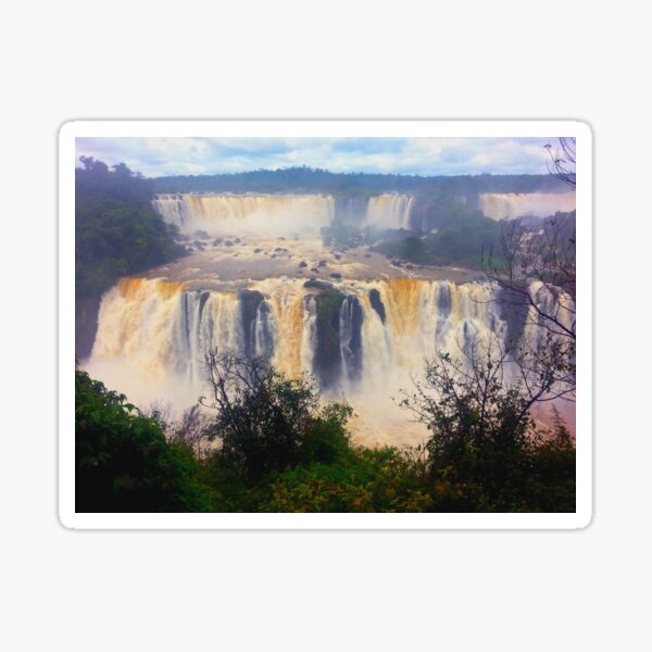 Ordnerrücken Sticker Iguazu-Wasserfälle 