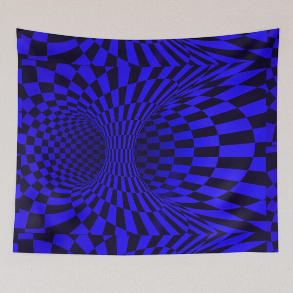 Item preview, Blue Trippy optical illusion  designed and sold by Designs Of all kinds.