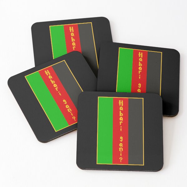 Item preview, Habari gani? Vertical Kwanzaa Bandera designed and sold by charqui.