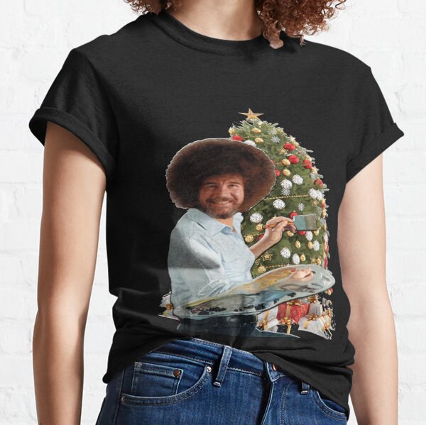 Weihnachten Bob Ross Classic T-Shirt