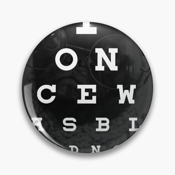 Item preview, I Once Was Blind Now I am Vegan Eyechart designed and sold by VileVegan.