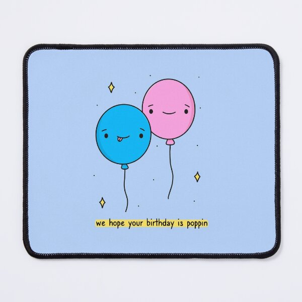 Item preview, We Hope Your Birthday Is Poppin - Cute Balloons designed and sold by SofiaSava01.