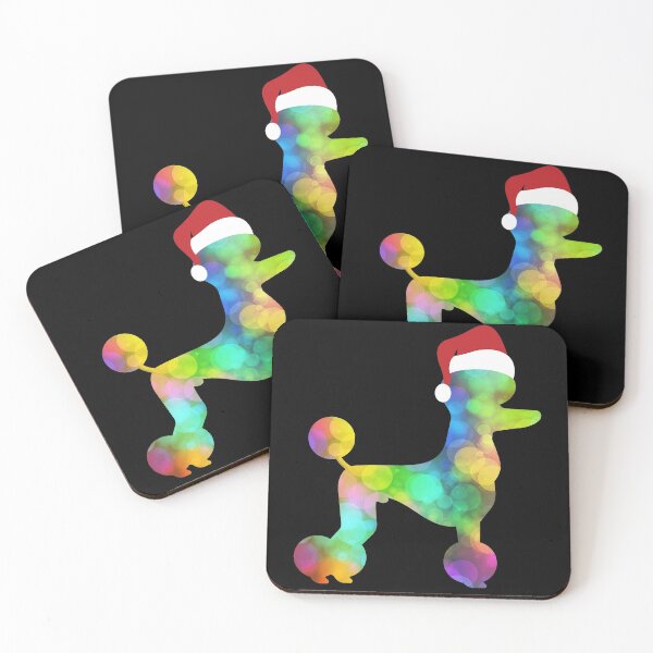 Item preview, funny poodle dog lover silhouette Design Christmas gifts designed and sold by alaechamlal.