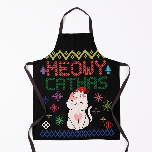 Item preview, Ugly Christmas Sweater, Meowy Catmas designed and sold by mamahellfire31.