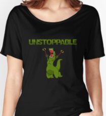 Unstopable T-rex Women's Relaxed Fit T-Shirt
