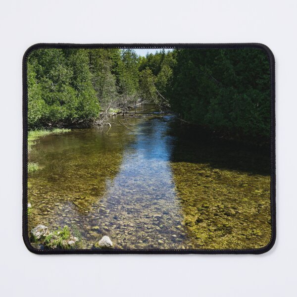 Item preview, Soft Flow - Sunny River in the Forest designed and sold by Georgia Mizuleva.