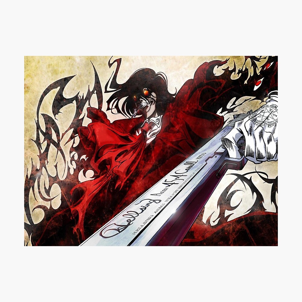 Hellsing Alucard Anime Dictionary Art Print Poster Picture Book Japan  Ultimate