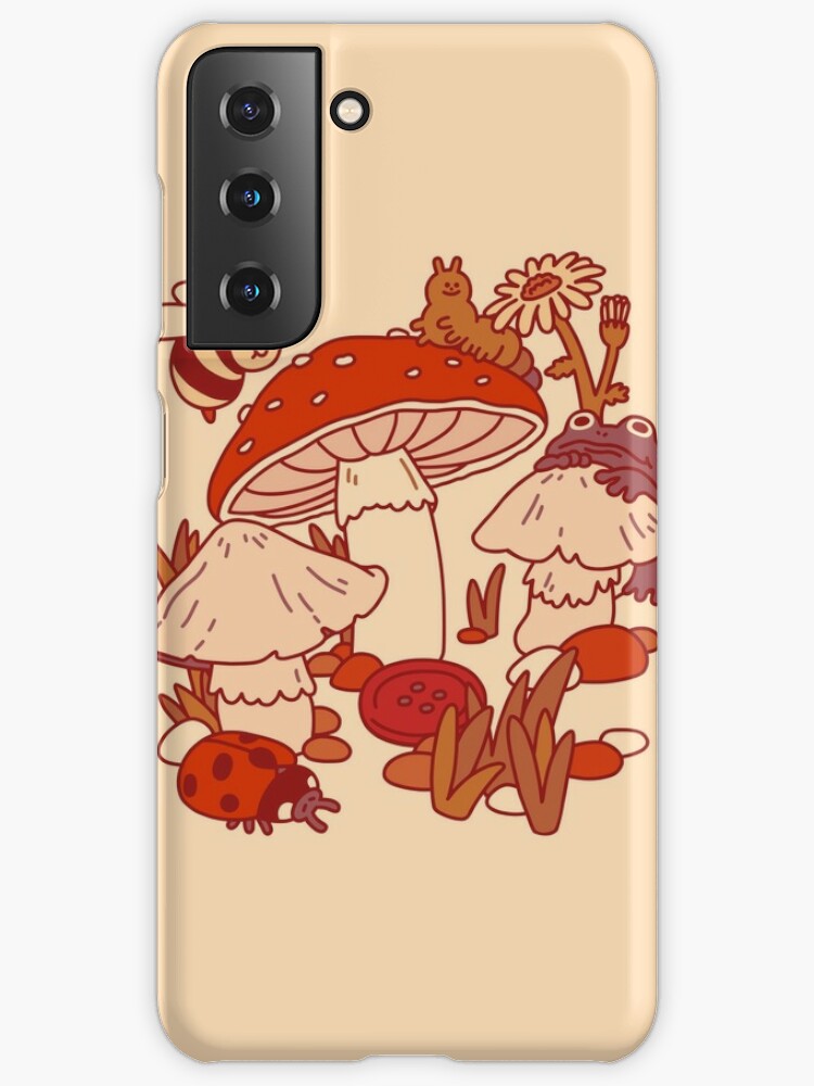 Mushrooms Tiny Friends Samsung Galaxy Phone Case