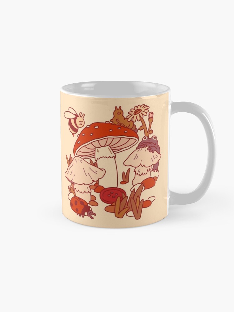 Alternate view of Mushrooms & Tiny Friends Coffee Mug