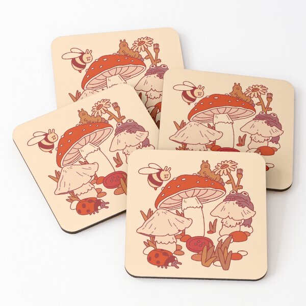 Item preview, Mushrooms & Tiny Friends designed and sold by obinsun.