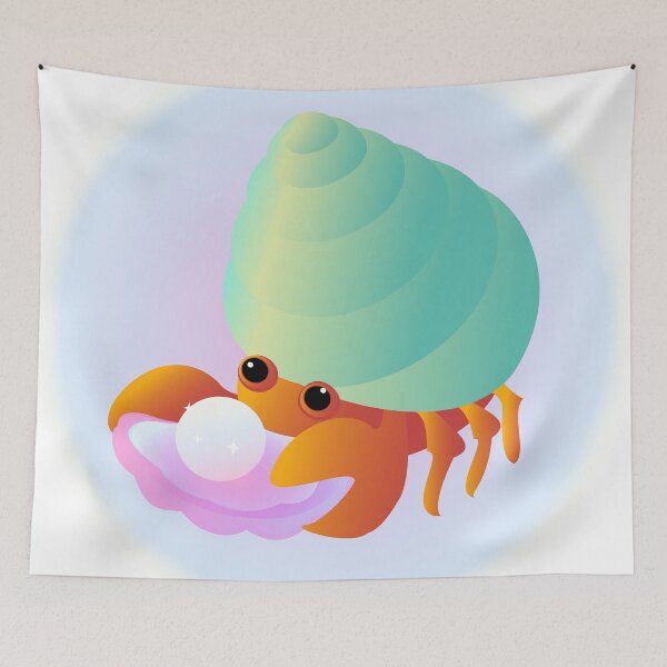 Item preview, hermit crab with pearl designed and sold by MiraNomegusta.