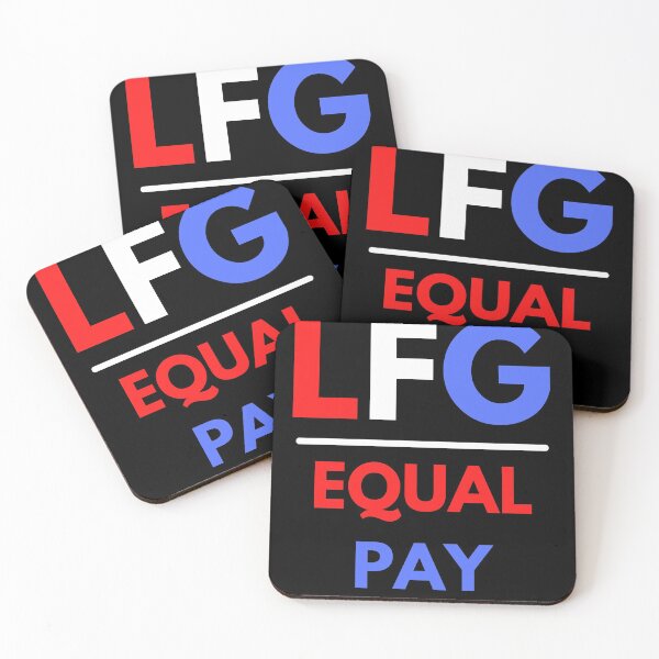 Item preview, LFG Equal Pay Let's F*cking Go Women's Soccer Fans designed and sold by BadLatitude.