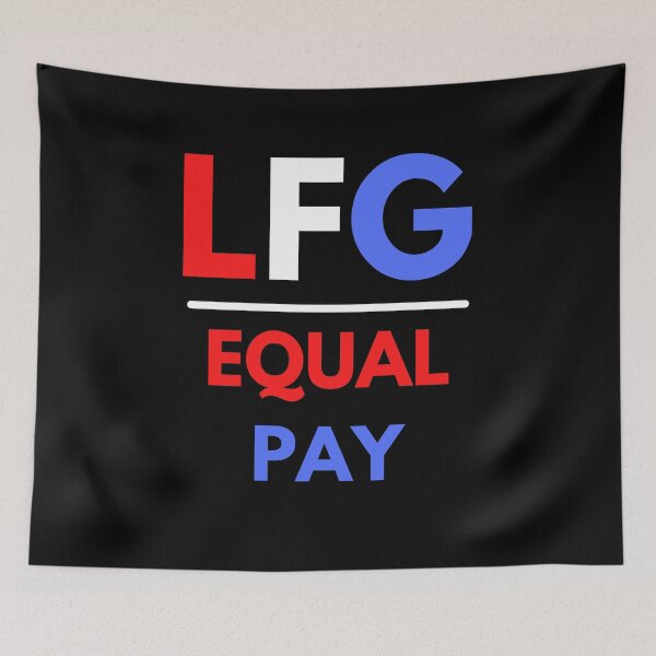 Item preview, LFG Equal Pay Let's F*cking Go Women's Soccer Fans designed and sold by BadLatitude.