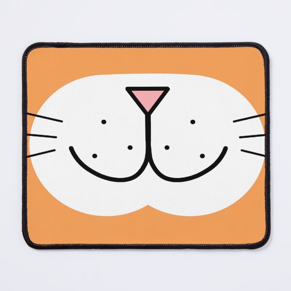 Item preview, Cat Face Mask (Orange) designed and sold by HollyCat.