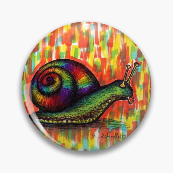 Item preview, Rainbow Snail Colorful Cute Drawing Illustration designed and sold by Intergalactic Unicorn: Art by Anna Schmidt.