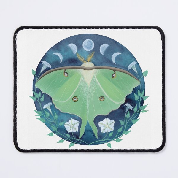 Item preview, luna moth designed and sold by LucyBrydonArt.