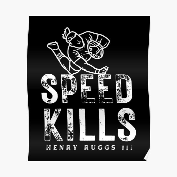 Custom Henry Ruggs Speed Kills Socks By Zero_art - Artistshot