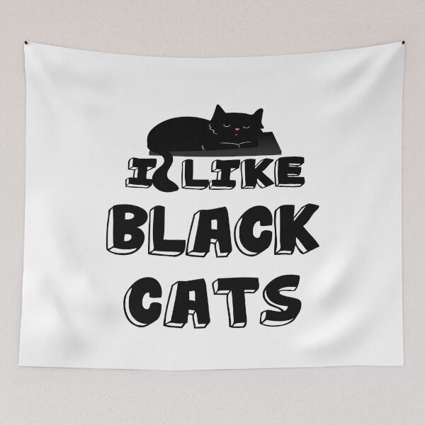 Item preview, I Like Black Cats - Funny Cat Motif Design designed and sold by Tig3rE.