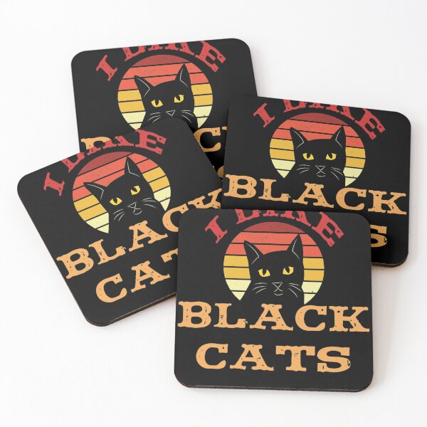 CRAZY CAT LADY DRINKS COASTER MAT SQUARE Animal Kitten Funny Quote