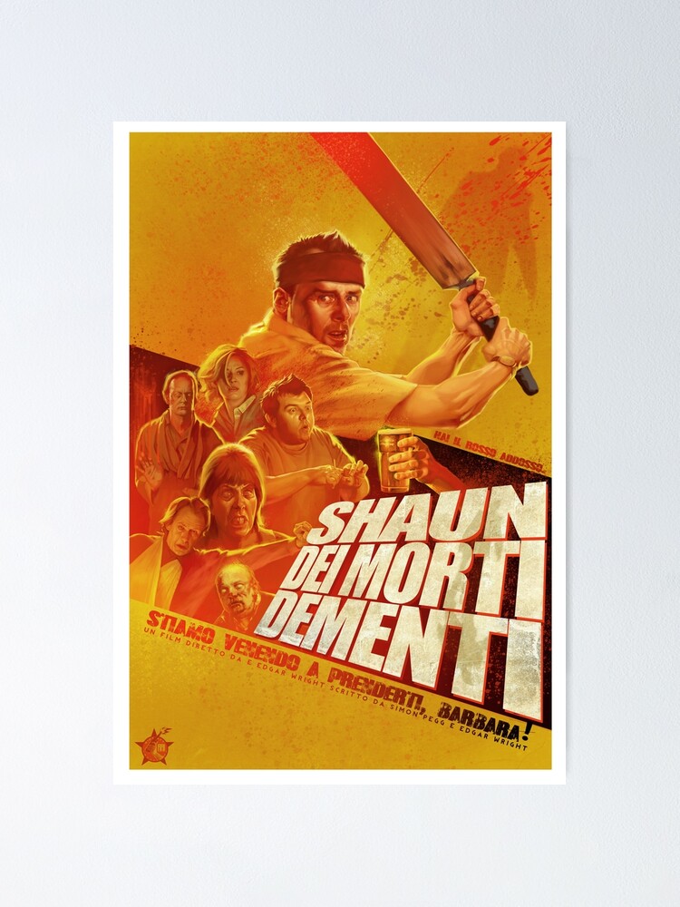 Thumbnail 2 of 3, Poster, SHAUN DEI MORTI DEMENTI designed and sold by Adam Skelter.