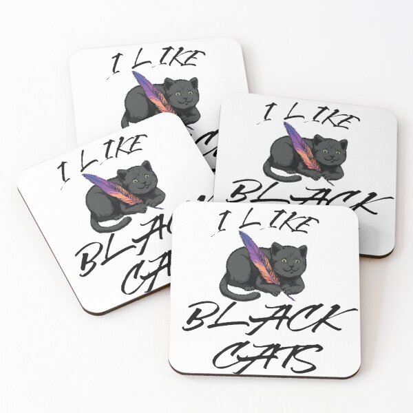 Item preview, I Like Black Cats - Funny Cat Motif Design designed and sold by Tig3rE.