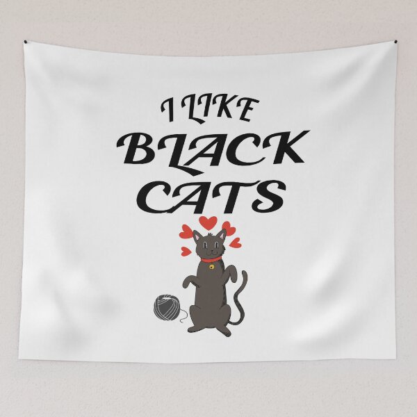 Item preview, I Like Black Cats - Funny Cat Motif Design designed and sold by Tig3rE.
