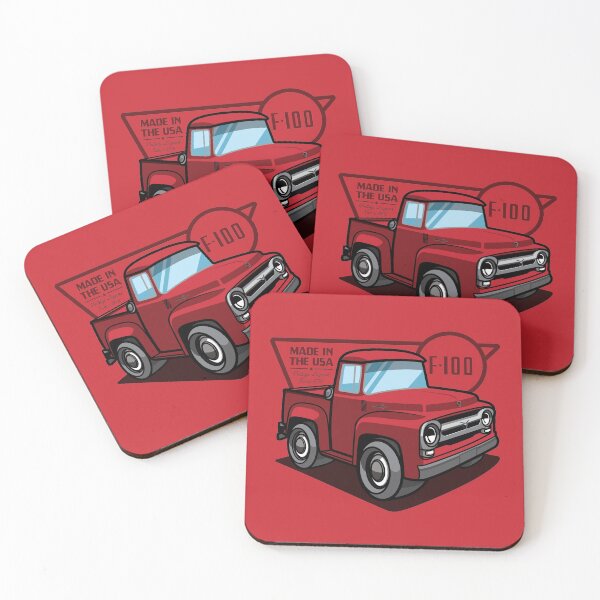Item preview, Vermillion Red F100 - 1956 designed and sold by Justin Ellis.