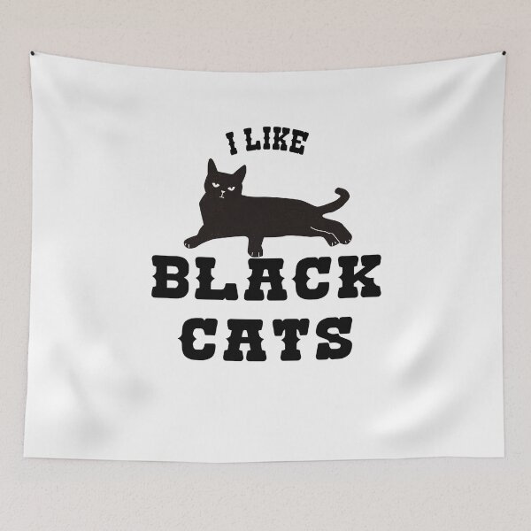 Item preview, I Like Black Cats - Funny Cat Motif Design designed and sold by Tig3rE.