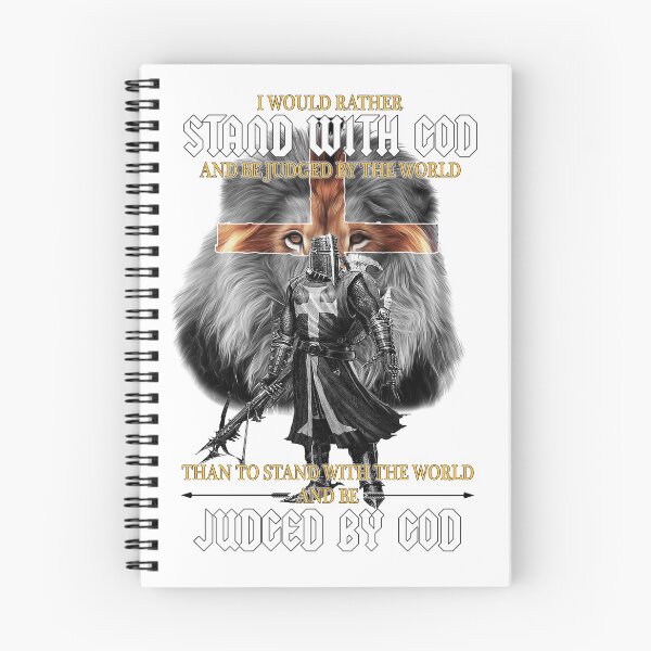 Item preview, I Would Rather Stand With God Knights Templar Lion God designed and sold by Vasyl  Chernovol.