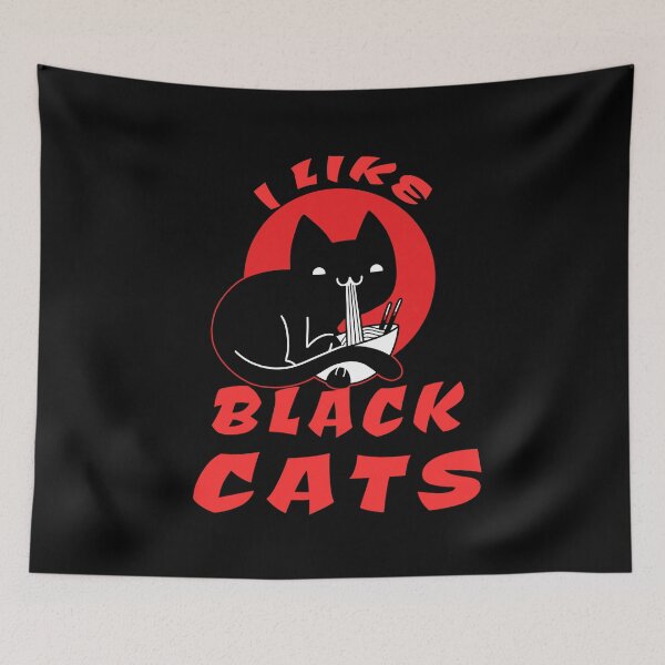 Item preview, I Like Black Cats - Funny Cat Motif Design designed and sold by Tig3rE.