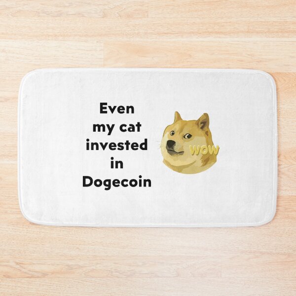Item preview, Dogecoin Investor Funny Cat Investor  designed and sold by jujupey.