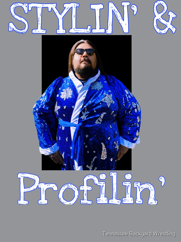 Thumbnail 7 of 7, Oversized T-Shirt, Gage Flair “Stylin’ & Profilin’” Merchandise designed and sold by Tennessee Backyard Wrestling.