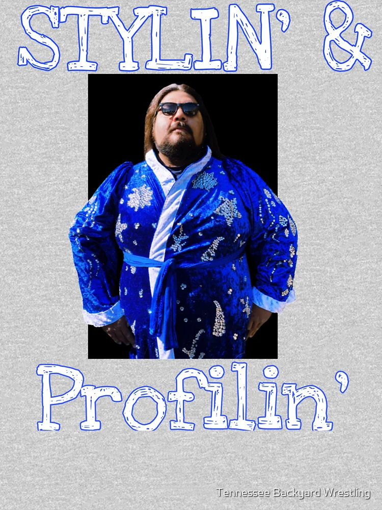 Thumbnail 4 of 4, Relaxed Fit T-Shirt, Gage Flair “Stylin’ & Profilin’” Merchandise  designed and sold by Tennessee Backyard Wrestling.