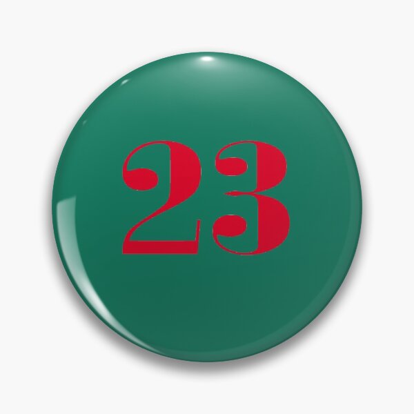 Item preview, NUMBER ---- 23 ----- IN COLOR RED designed and sold by solgel47.